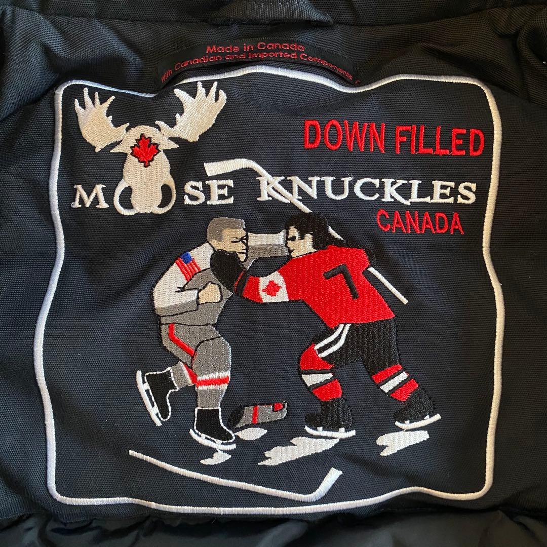 ムースナックルズ　ダウン　デビーボンバー　サイズSフォックスファー