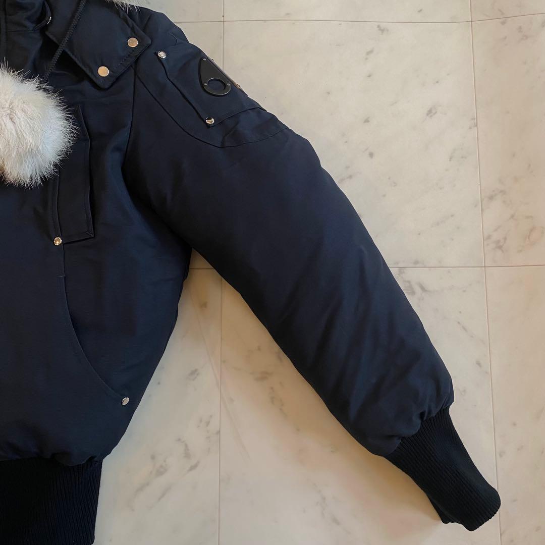 ムースナックルズ　ダウン　デビーボンバー　サイズSフォックスファー