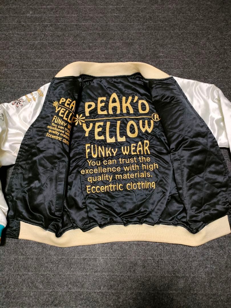 ピークドイエロー スカジャン キス マイ タトゥー 中古 美品 size40
