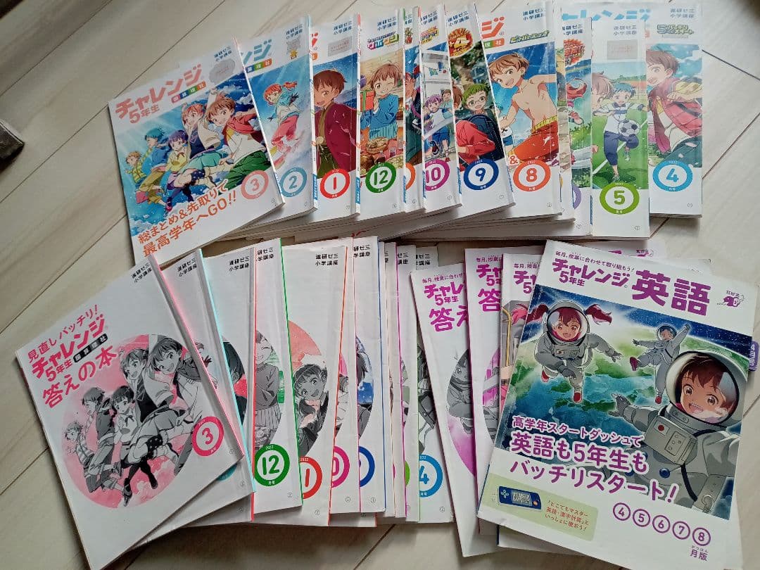 チャレンジ　5年生　ベネッセ　こどもちゃれんじ　知育　学習　本　 ポスター