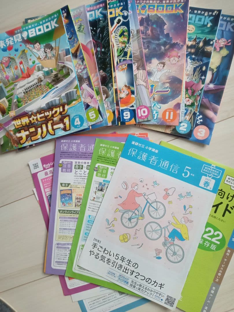 チャレンジ　5年生　ベネッセ　こどもちゃれんじ　知育　学習　本　 ポスター