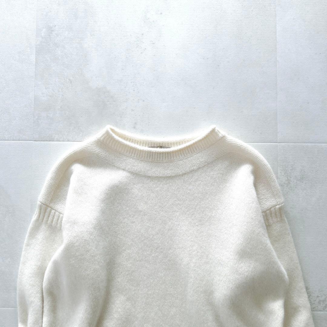 美品✨マーガレットハウエル　ロールネックニット　長袖　現行定番人気　アイボリー