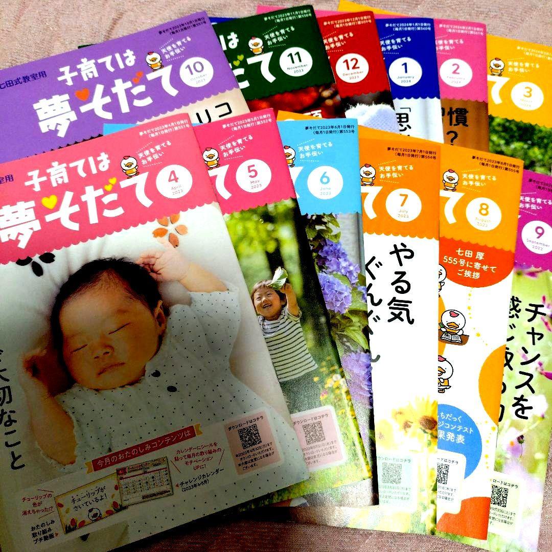 【美品】七田式　かな絵ちゃん B 6冊セット　2023年度版　フラッシュカード