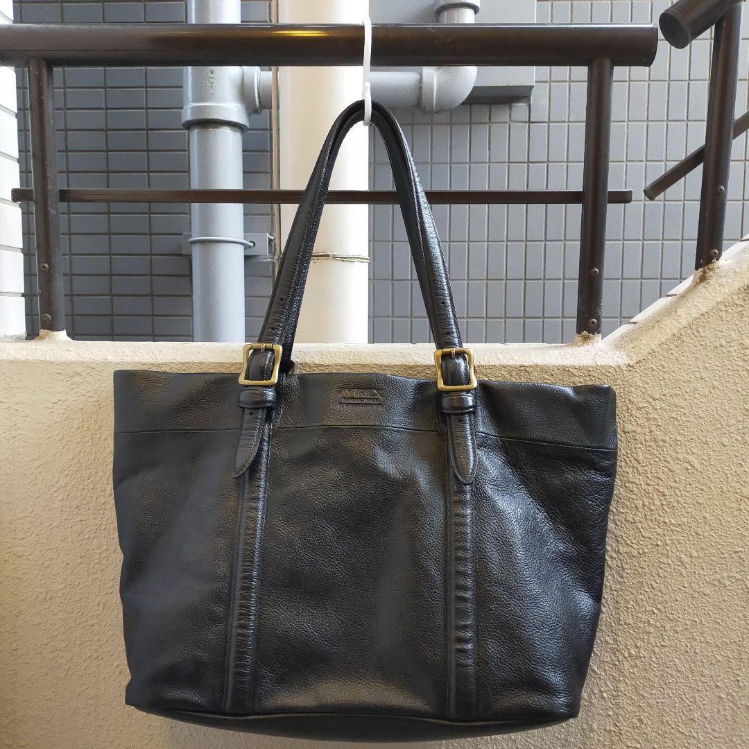 レア！ AVIREX 牛革 トートバッグ