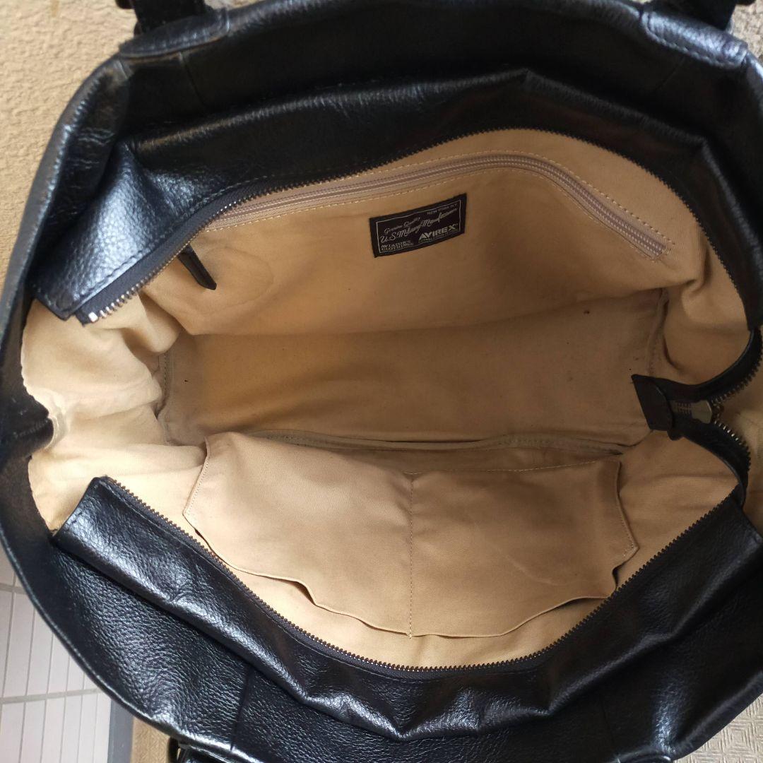 レア！ AVIREX 牛革 トートバッグ