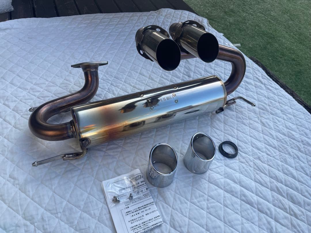 ホンダS660用　無限スポーツマフラー（ステンレスフィニッシュタイプ）