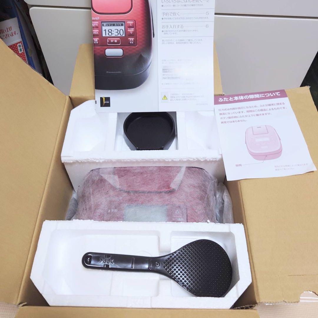 パナソニック 炊飯器 3合 可変圧力IH おどり炊き SR-JX058-K