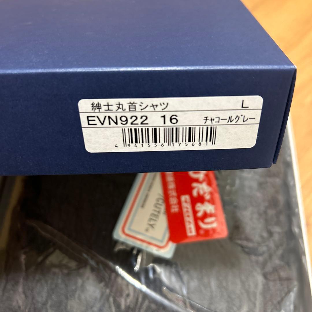 【紳士用アンダー】ひだまり肌着　EVN エベレスト Ｌサイズ　チャコールグレー