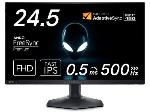 ディスプレイ・モニター本体 Alienware AW2524HF 500Hz Gaming Monitor