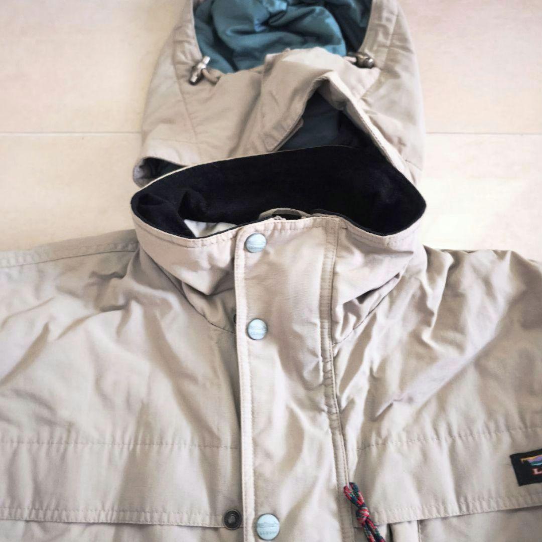 す*も様 LLBean 中綿 マウンテンパーカー M ベージュ エルエルビーン