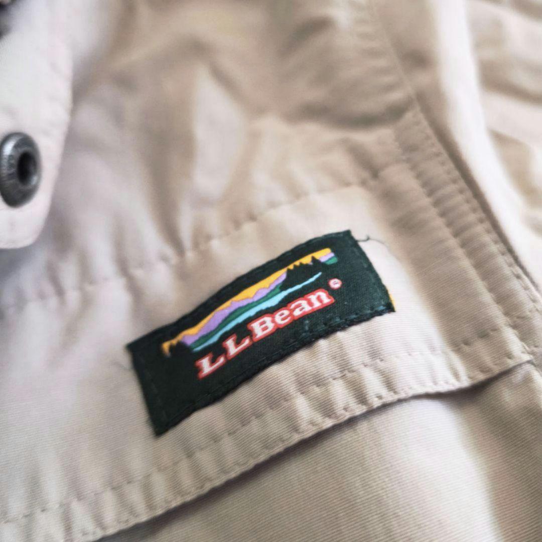 す*も様 LLBean 中綿 マウンテンパーカー M ベージュ エルエルビーン