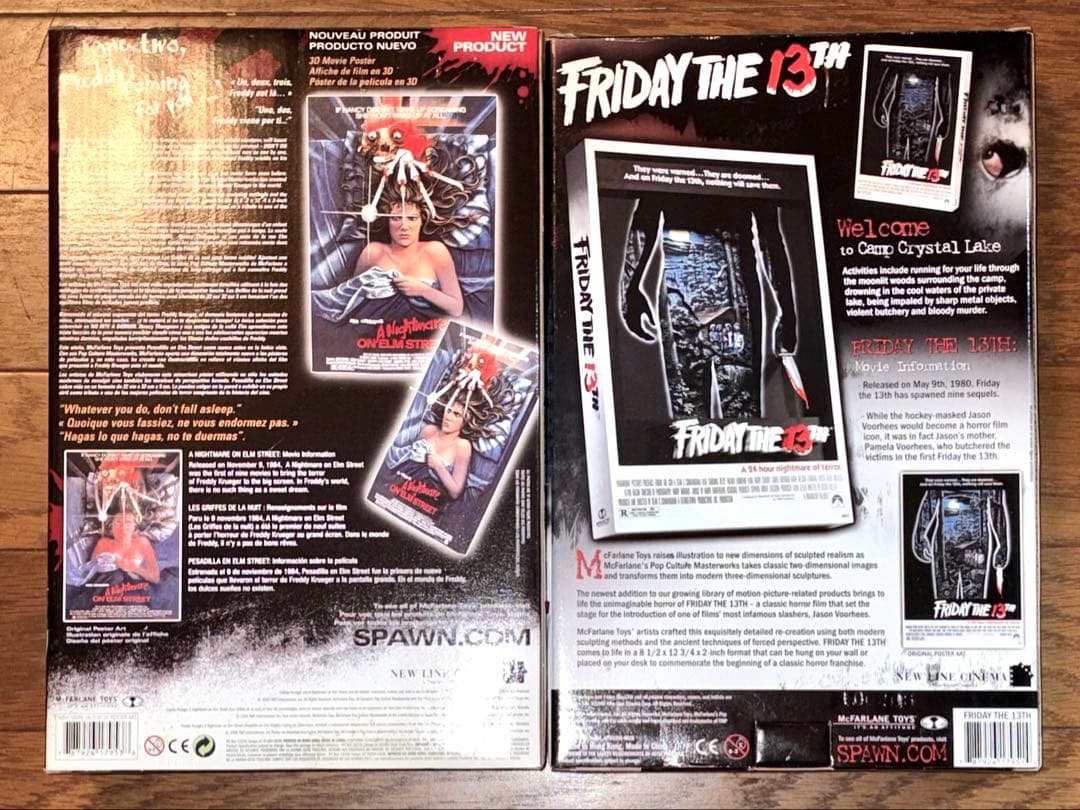 マクファーレン 3Dポスター エルム街の悪夢＆13日の金曜日