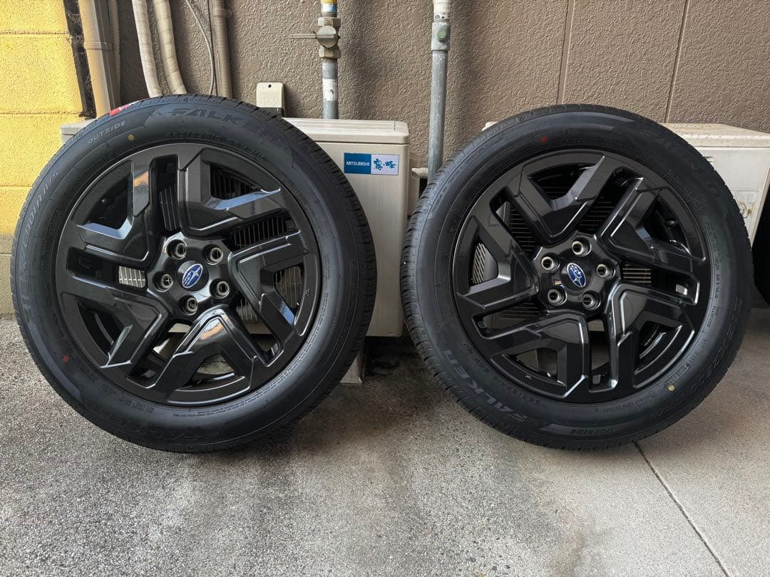 新型フォレスター X-BREAK SL 純正18インチホイール 2本①