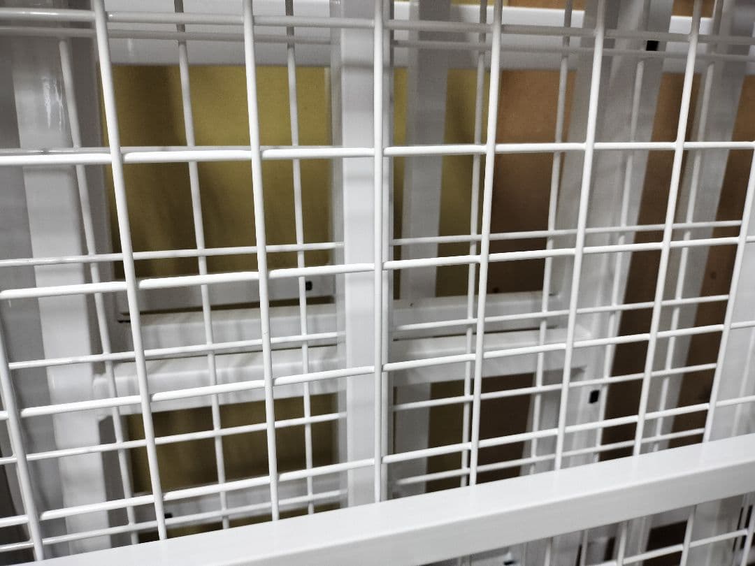 【千葉市花見川区引取限定】ROSTEM 階段付きパイプロフトベッド ホワイト