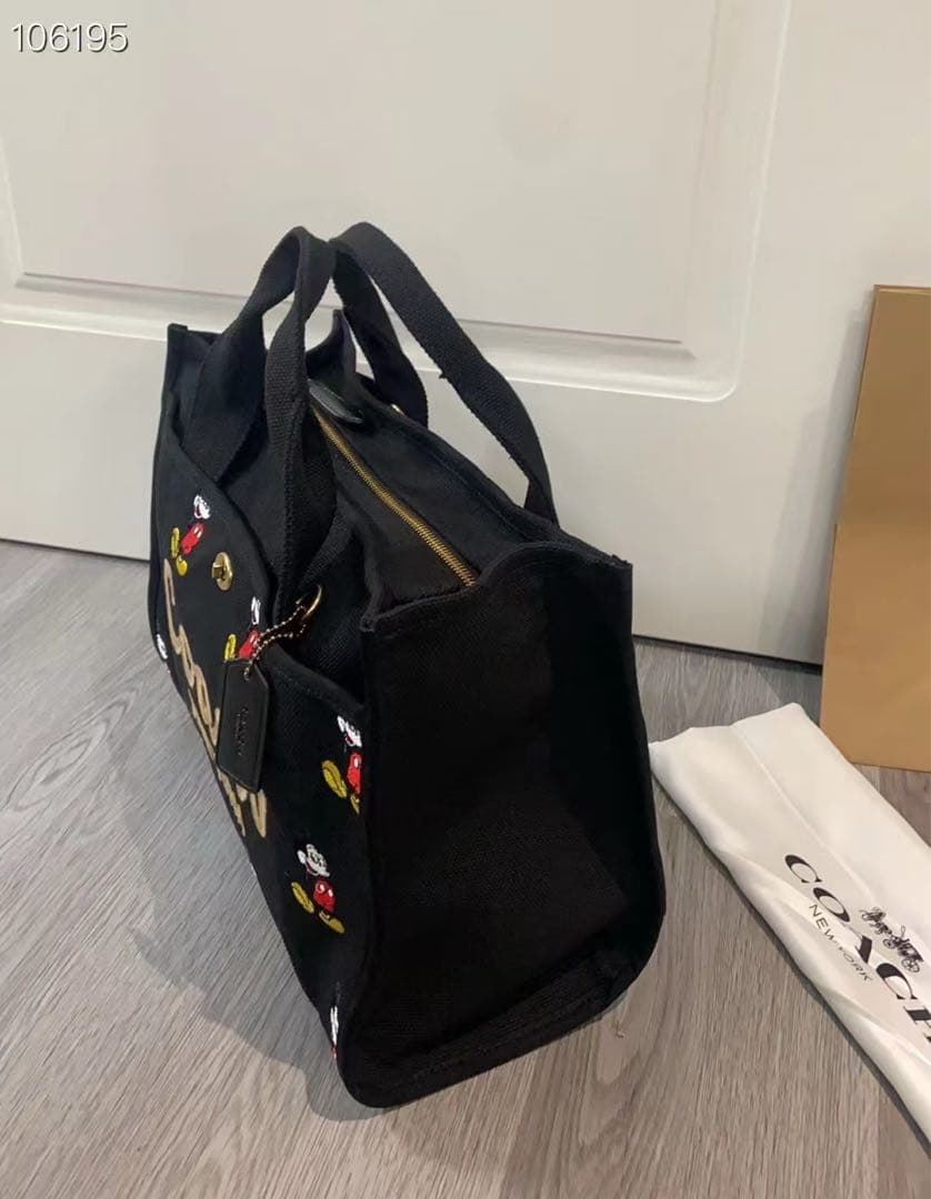コーチCOACH ミッキーマウス柄 マザーズバッグ新品