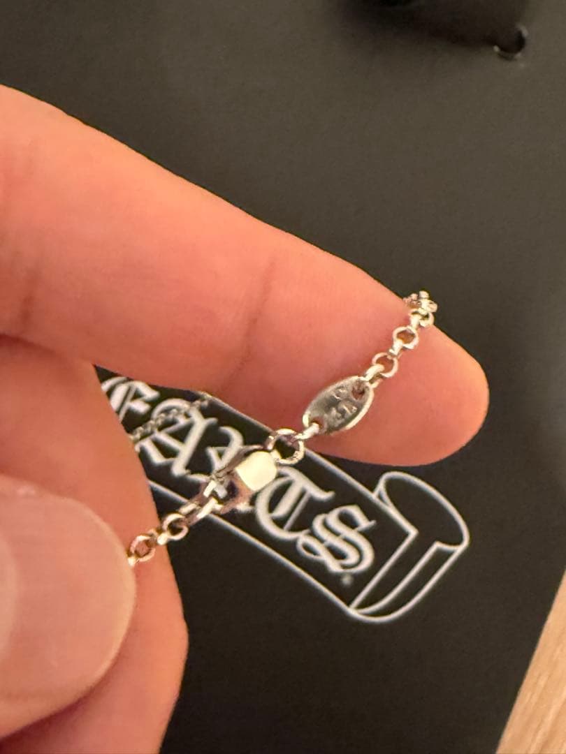 正規品Chrome Hearts クロムハーツロールチェーン20インチ