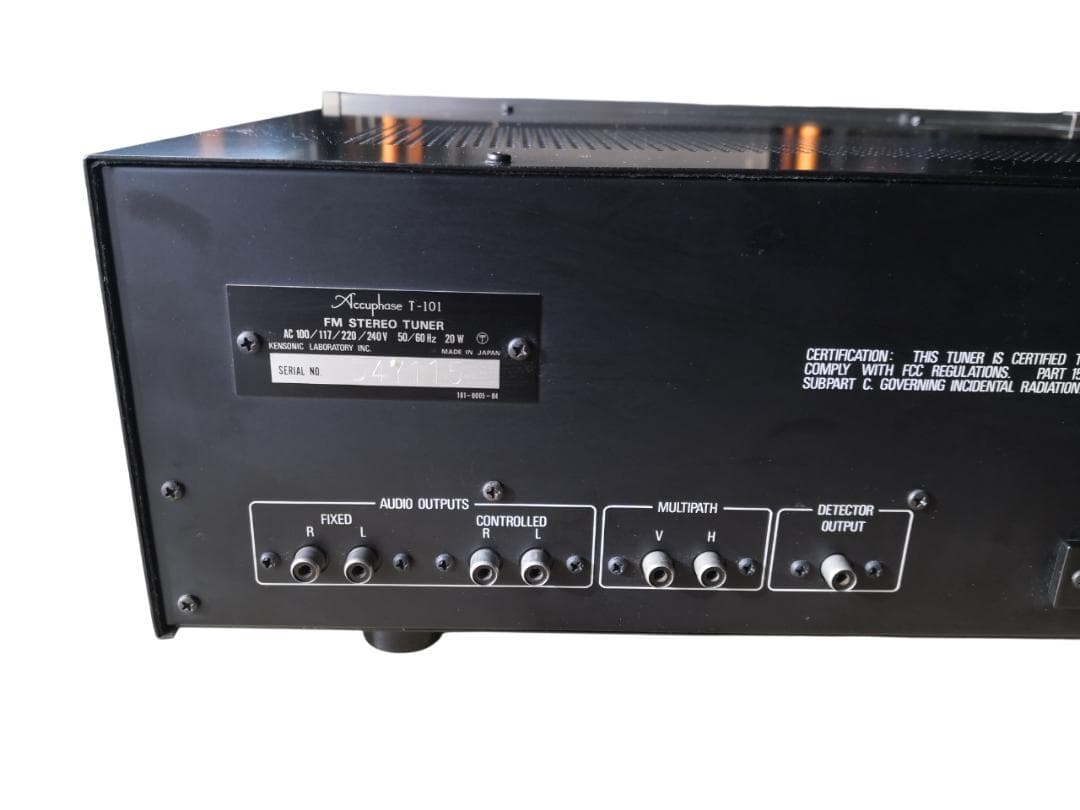 Accuphase T-101 FMステレオチューナー 動作品