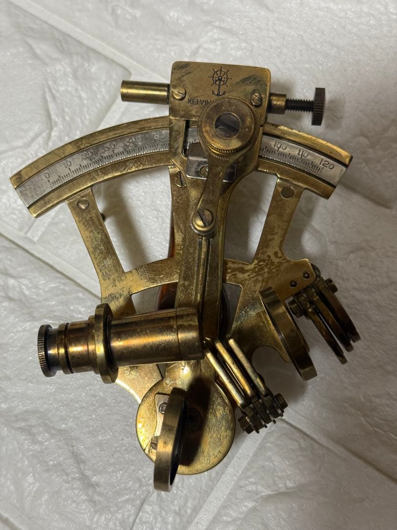 Kelvin&Hughes 1917 航海用 六分儀 真鍮 アンティーク