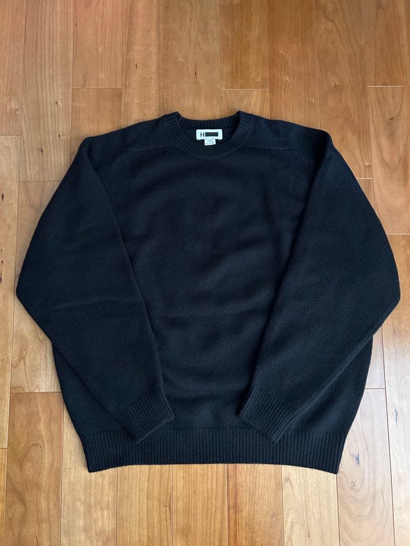 H BEAUTY&YOUTH クラシック ウール バルーンクルーネック Lサイズ