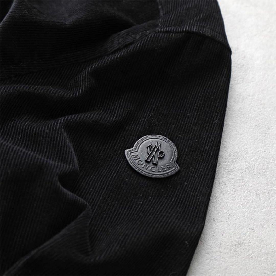 今年購入 MONCLER モンクレール コーデュロイ ブラック ボタンシャツ