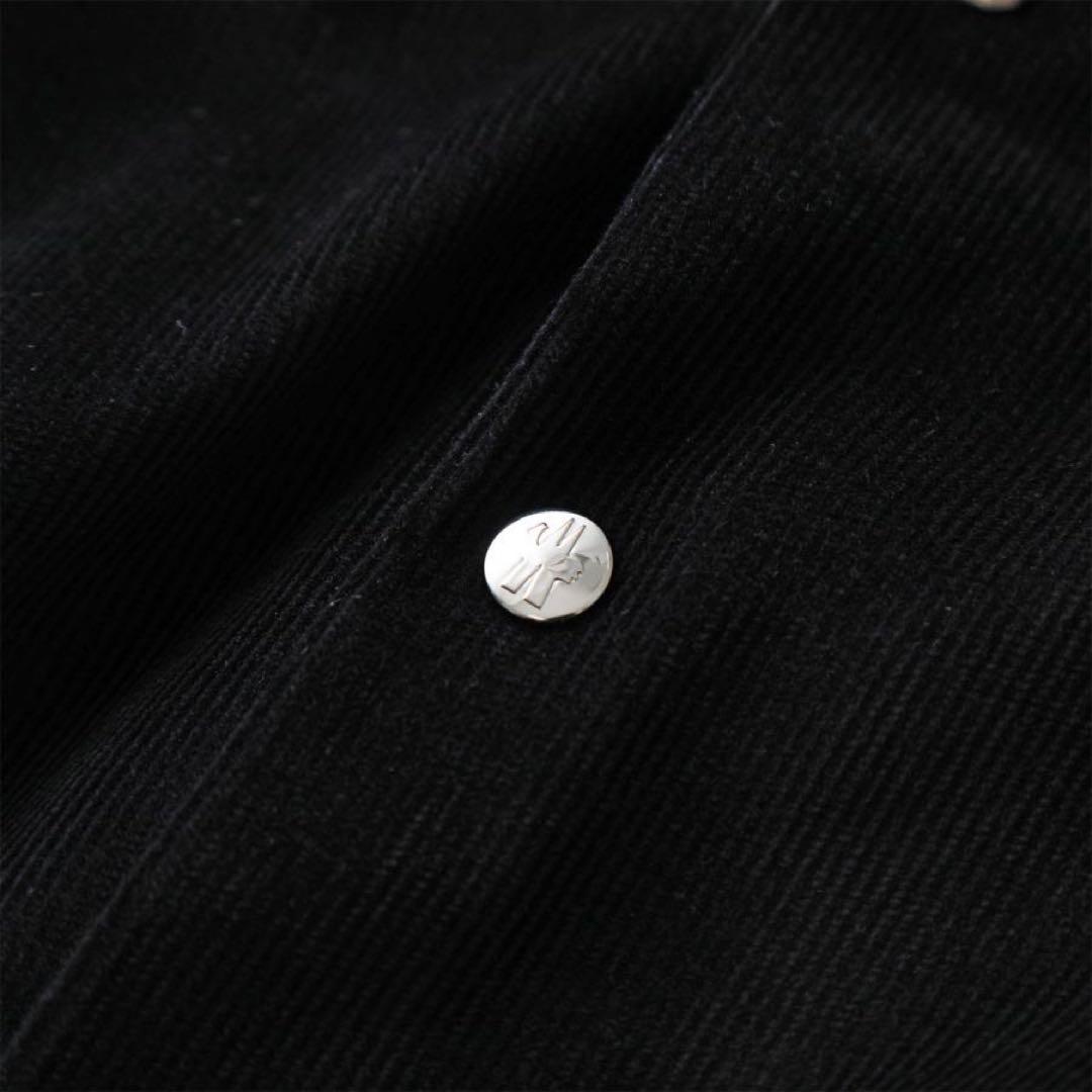 今年購入 MONCLER モンクレール コーデュロイ ブラック ボタンシャツ