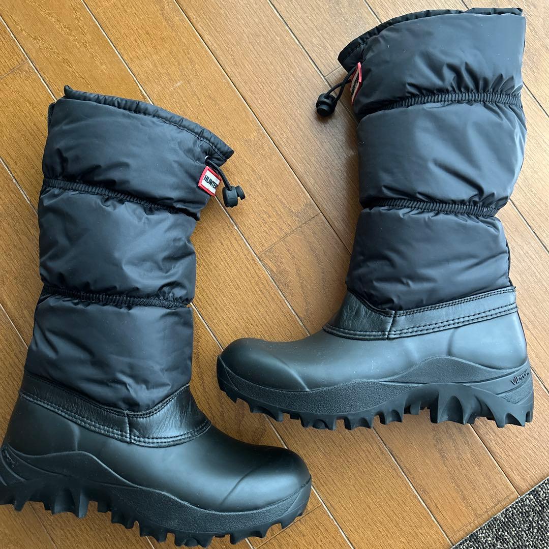 HUNTERスノーブーツ新品ブラック