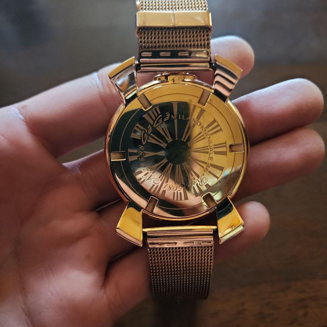 ガガミラノ　SLIM46　ゴールド