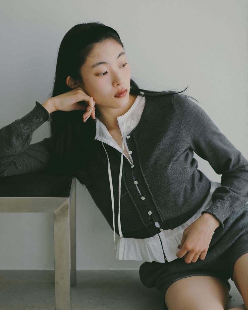 rielle riche トップス　グレー