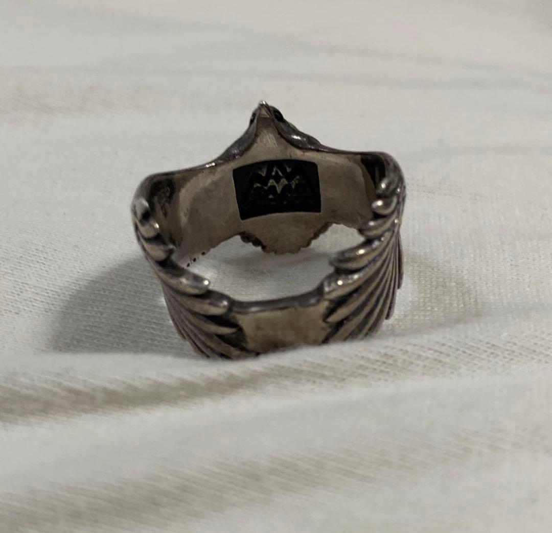 サードSAADイーグル　シルバーリングレア　天然石 16号