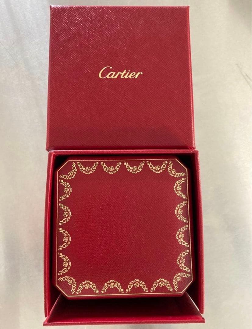 正規店購入 Cartier カルティエ プラチナダイヤリング 8号
