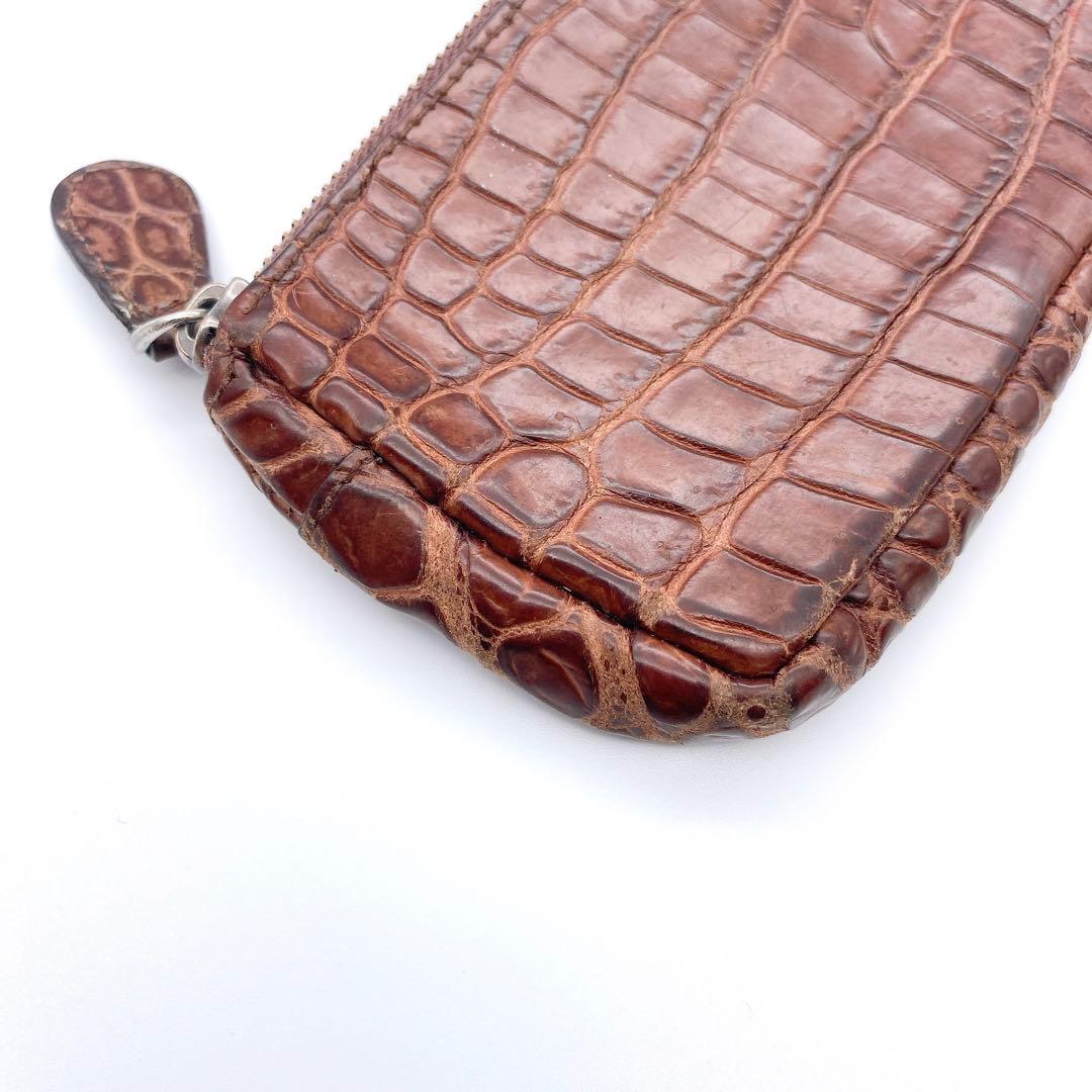 【激レア】BOTTEGA VENETA ボッテガ クロコダイル ケース 茶