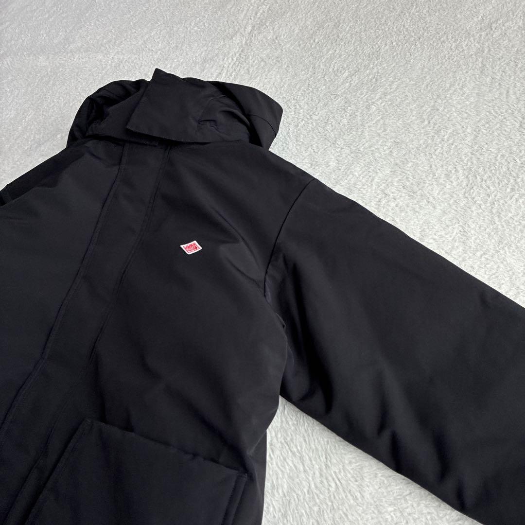 美品 ダントン Bshop 撥水 フード付き ダウンジャケット 黒 レディース