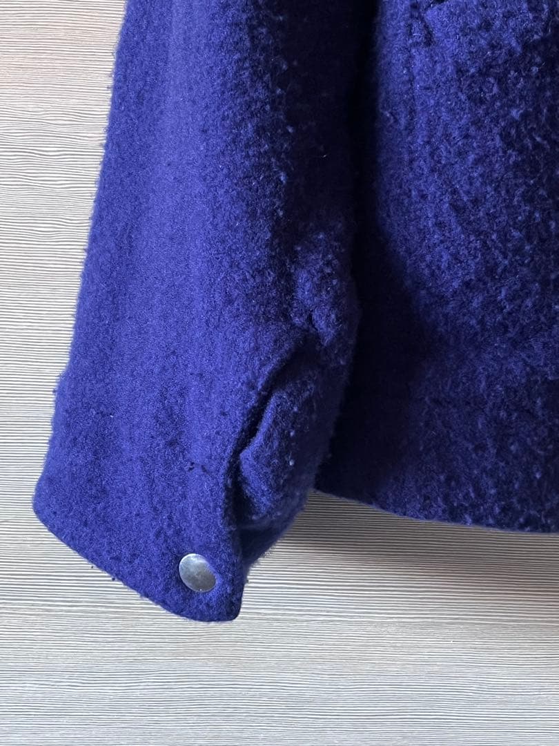 COMOLI 25AW 縮絨ウール ジップ ショート ジャケット サイズ2