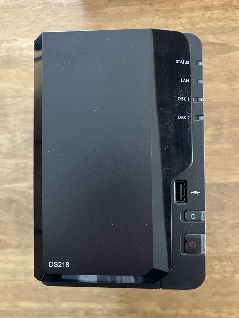 Synology DS218 NAS 本体＋HDD 2T×2