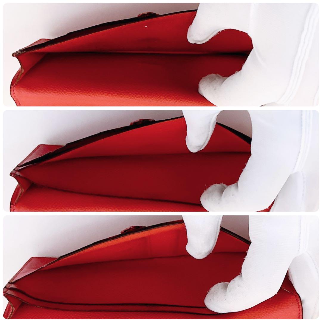 本日限定価格✨HERMES ベアン スフレ ルージュトマト　シェーブルミゾル