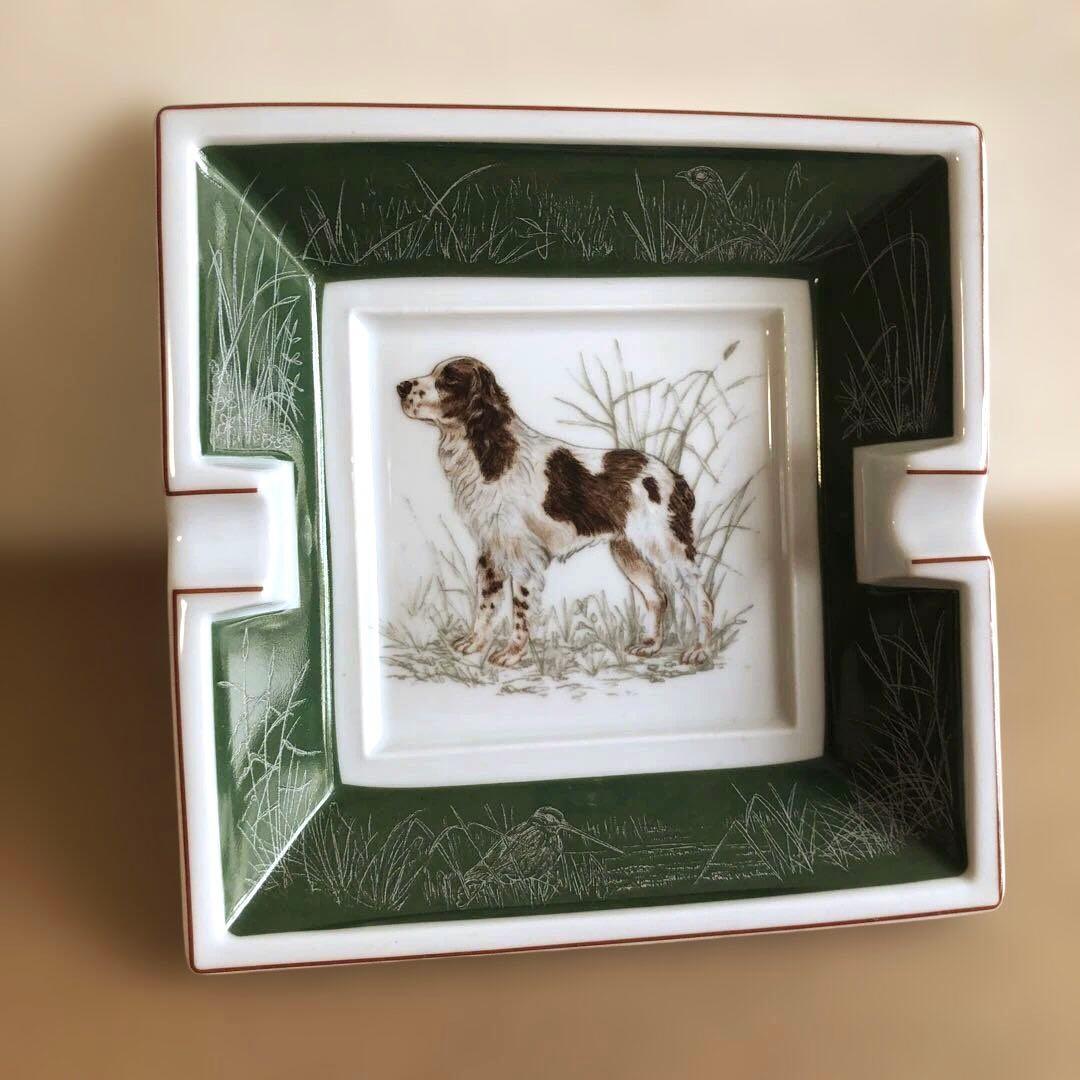 エルメスHERMESアッシュトレイ ヴィンテージ　犬