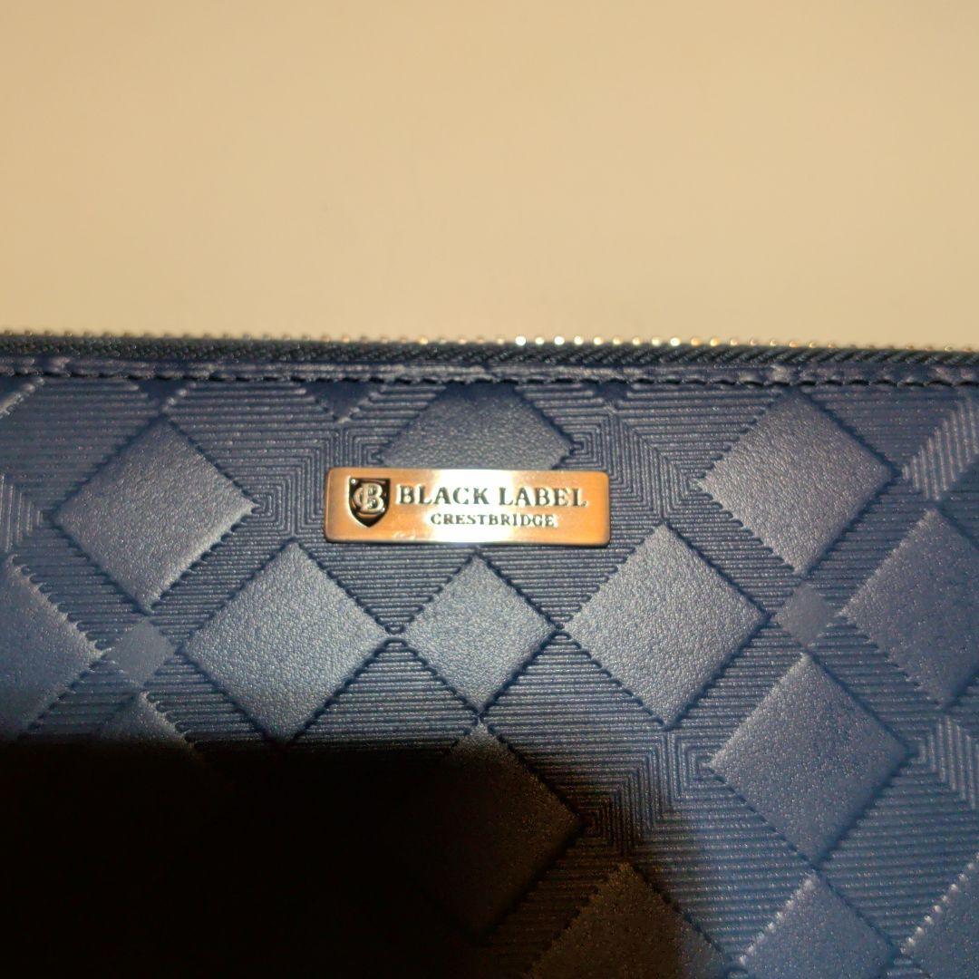 BLACK LABEL CRESTBRIDGE 長財布 ネイビー