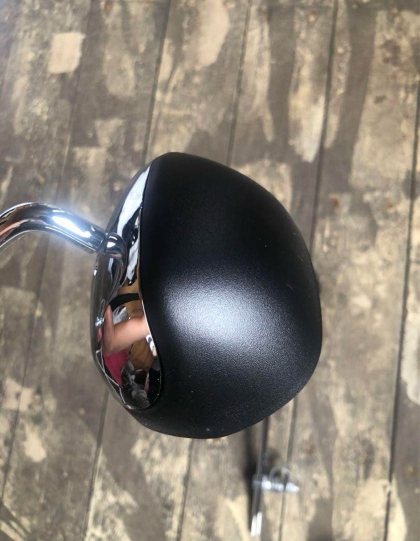 ナポロッキー　タイプ　ミラー　旧車　GT380 黒　サンパチ