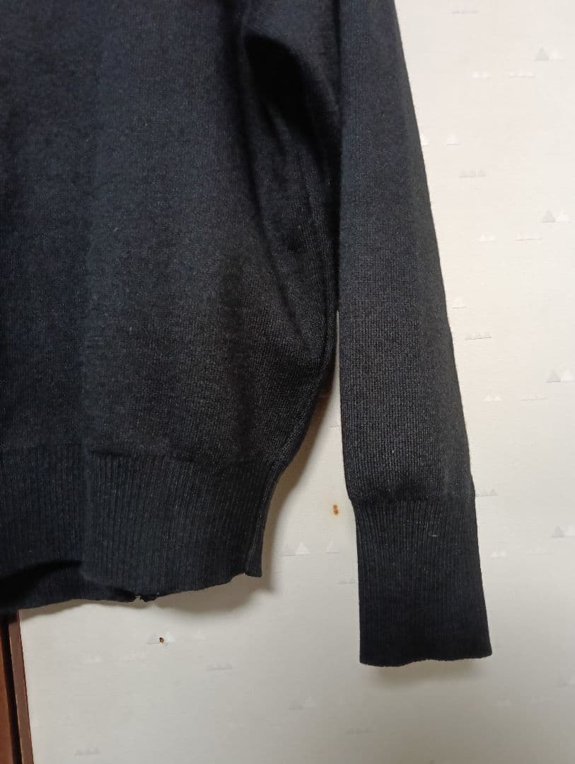 ユニクロU 25AW ダブルフェイスフルジップジャケット ブラック