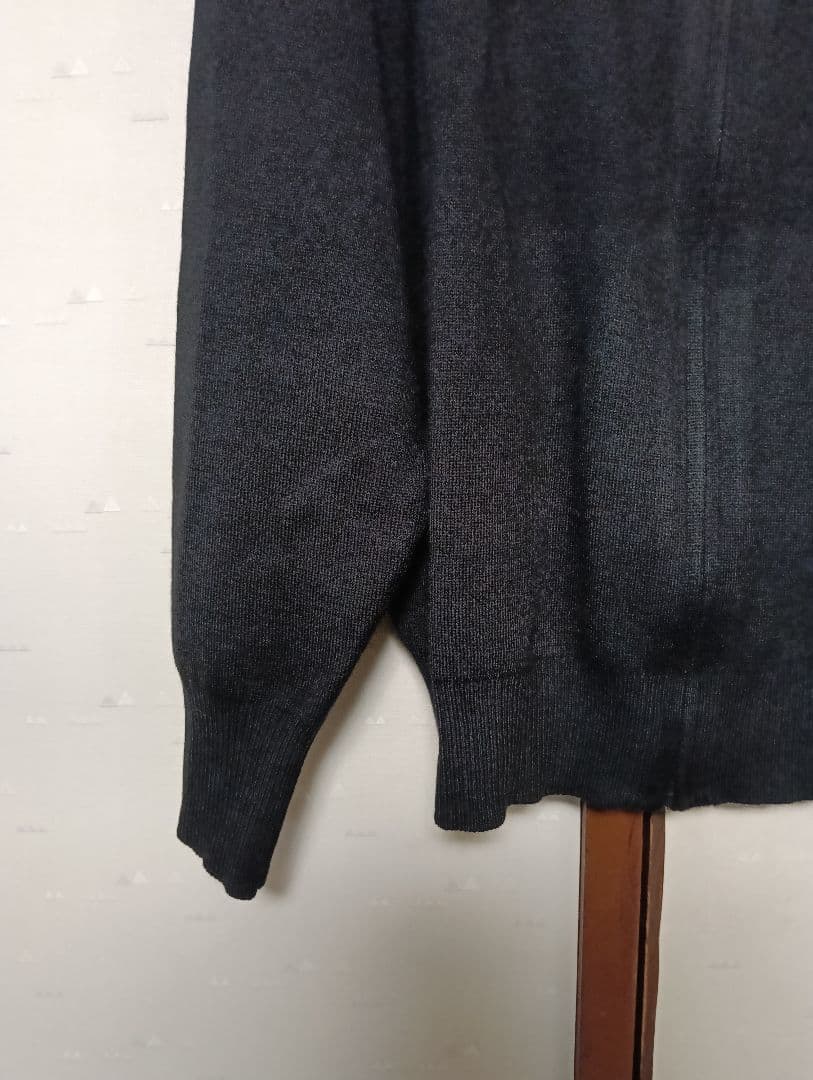 ユニクロU 25AW ダブルフェイスフルジップジャケット ブラック