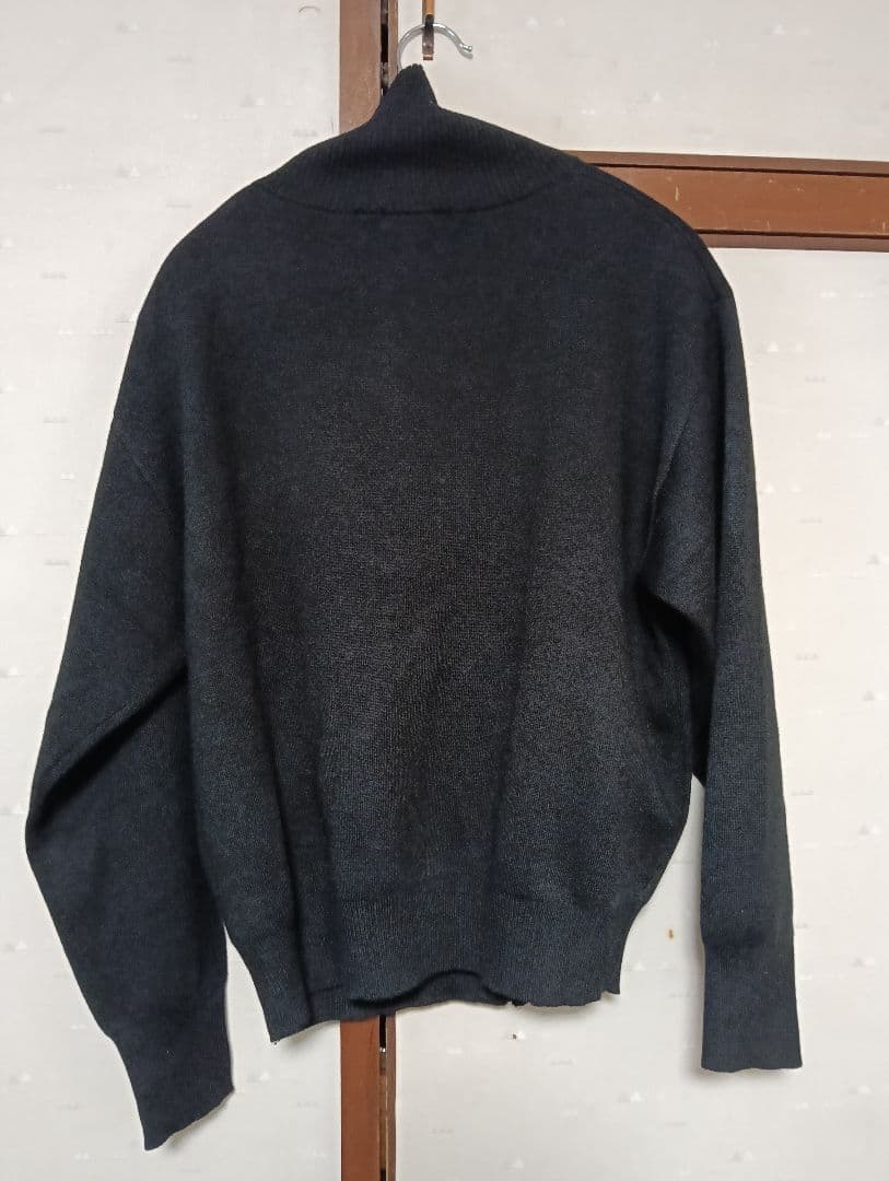 ユニクロU 25AW ダブルフェイスフルジップジャケット ブラック