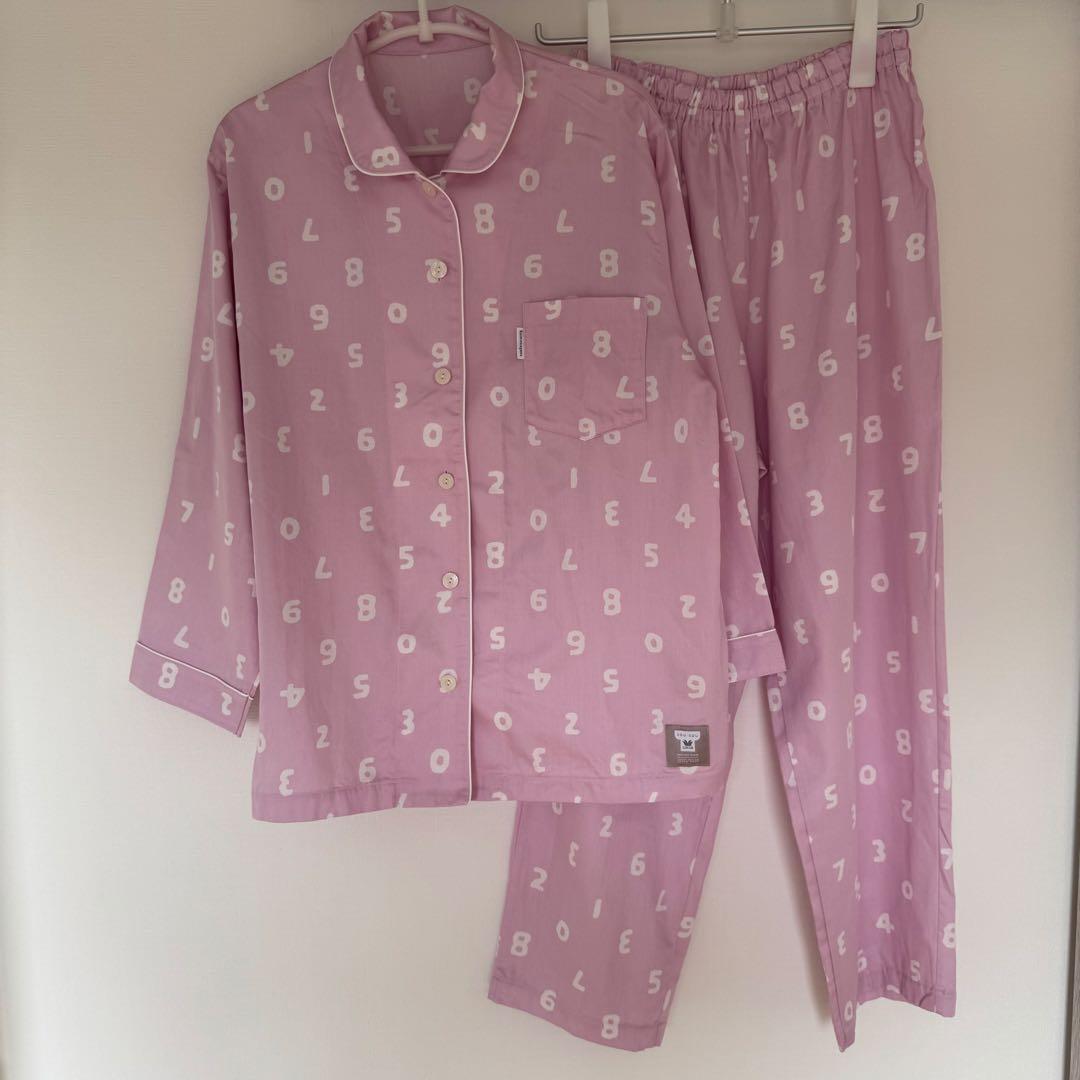 【美品】ワコール 睡眠科学 SOUSOUレディース パジャマ セット ピンク L