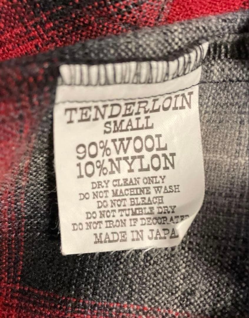 TENDERLOIN ウールチェックシャツ（欠品有）