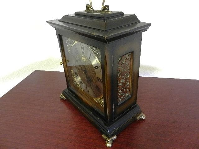 ドイツ「ＭＡＵＴＨＥ」社ゼンマイ式置時計（１５分ウエストミンスターチャイム）