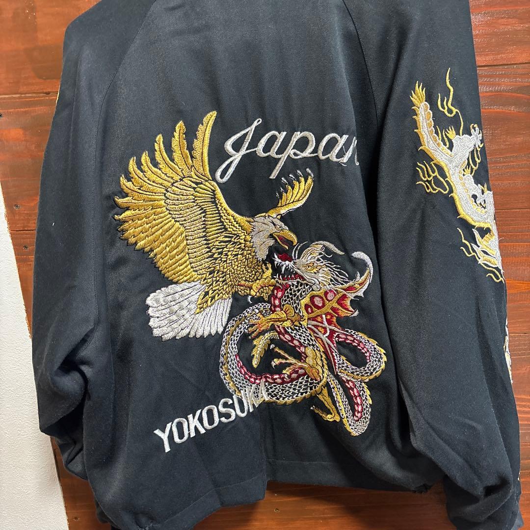 FRESH BOX スカジャン 鷲 ドラゴン刺繍 日本製