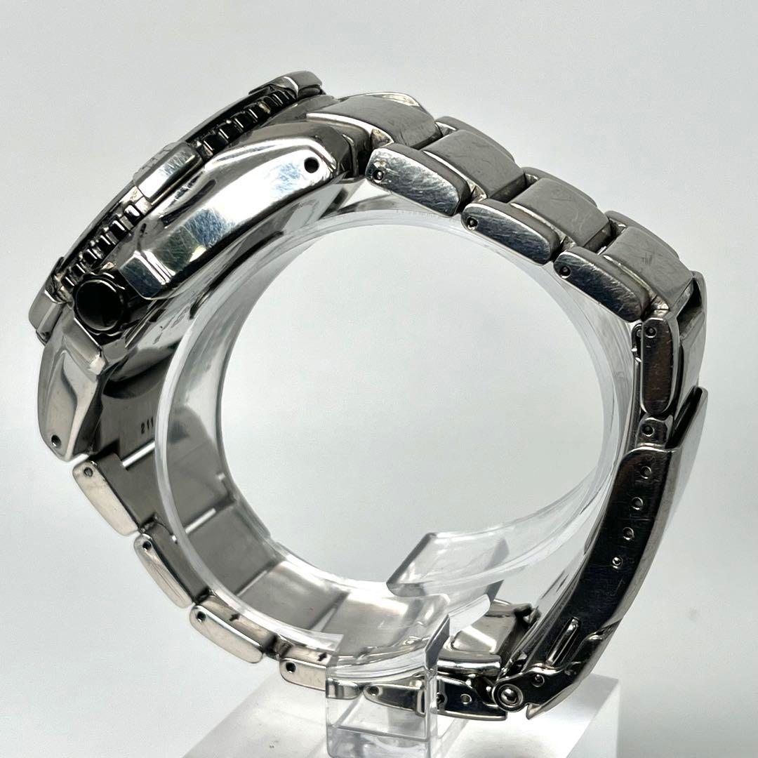 【稼働】セイコー ダイバーズウォッチ デイト V157-0AS0 腕時計