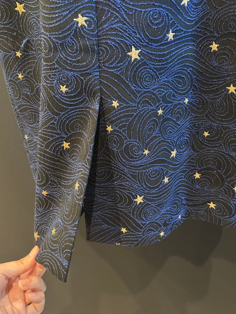 ESCADA エスカーダ シースルー切替 総刺しゅう ドレス ワンピース