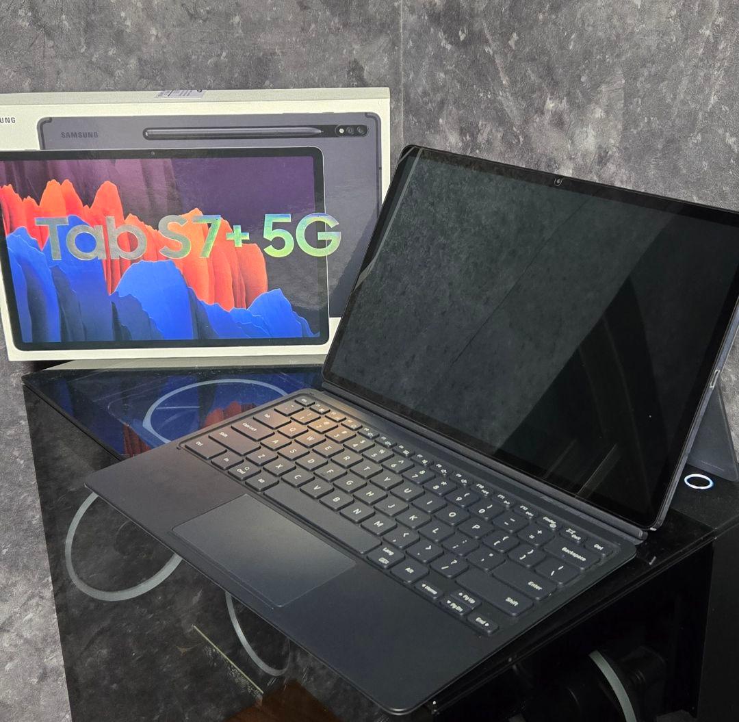 Galaxy Tab S7+5G 8GB/256GB＋純正キーボードカバー