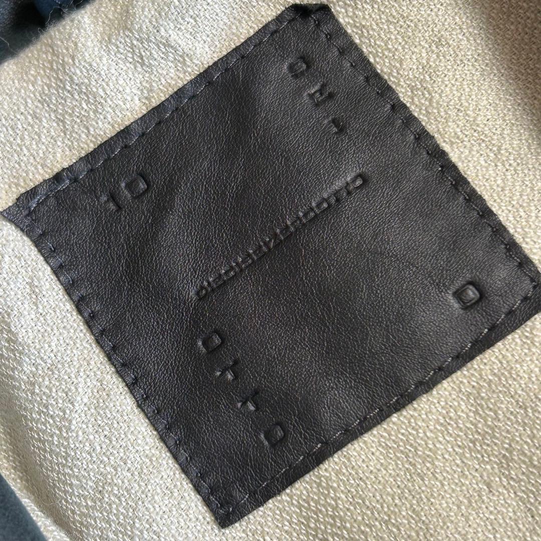 10sei0otto ディエチセイゼロオット　レザージャケット　イタリア製　M