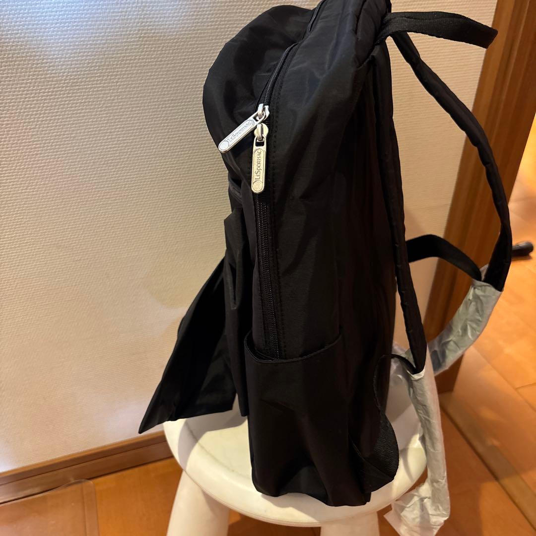 新品　レスポートサック　リボン付き黒　バックパック